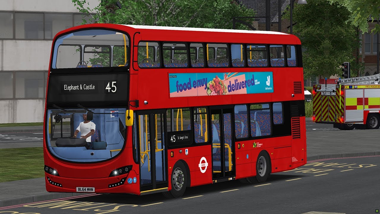 【バスシミュレータ】OMSI 2 London 45系統 Clapham Park ➔ Elephant & Castle