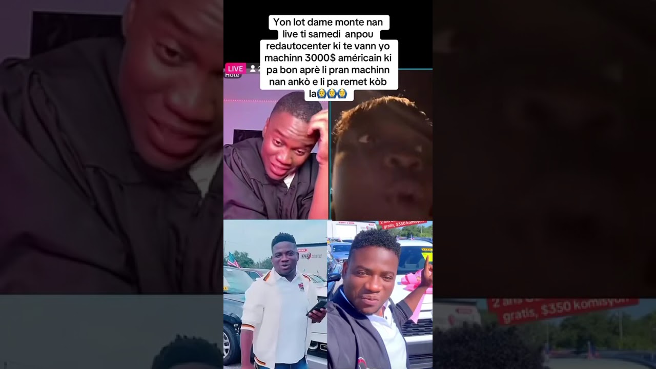 Dame sa di red auto center vol&egrave; 3000 dola pou li 
