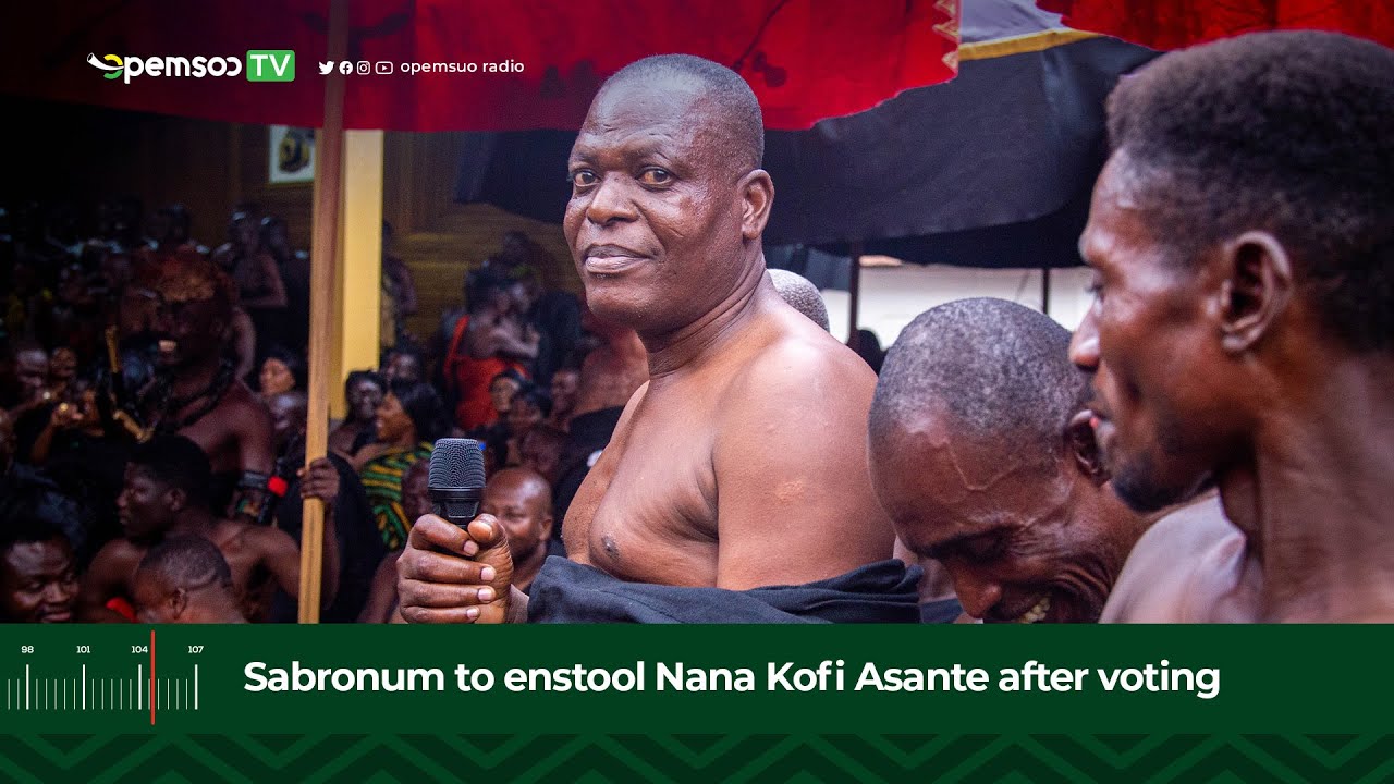 Sabronum to enstool Nana Kofi Asante after voting