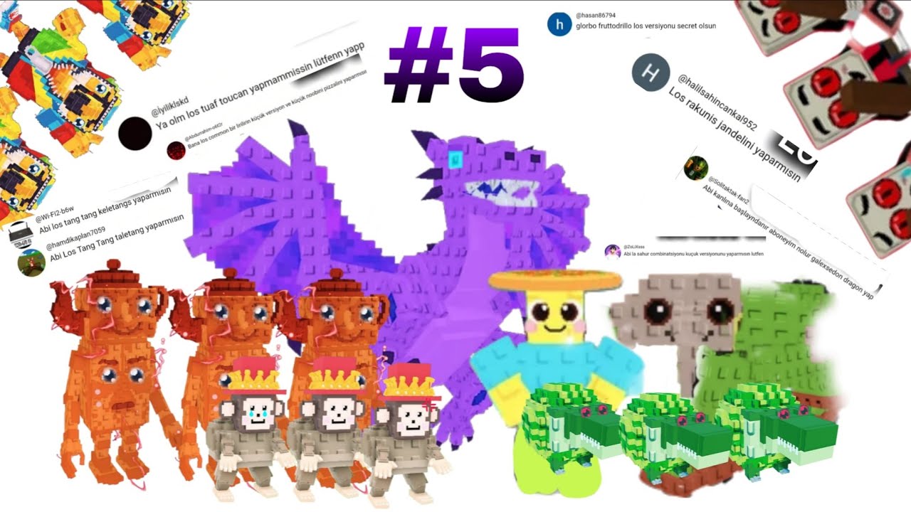 Steal a Brainrot kendi Karakterlerimi yapıyorum#5