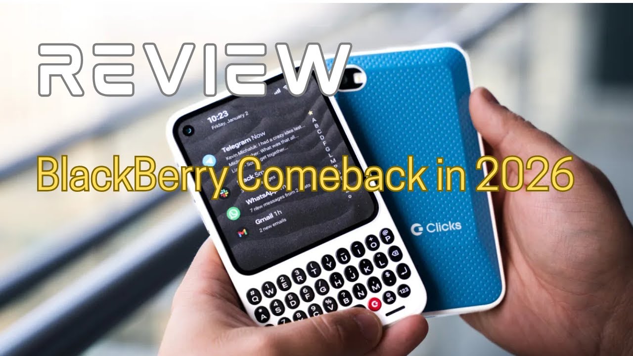 Обзор Clicks Communicator: возвращение BlackBerry в 2026 году с физической клавиатурой!