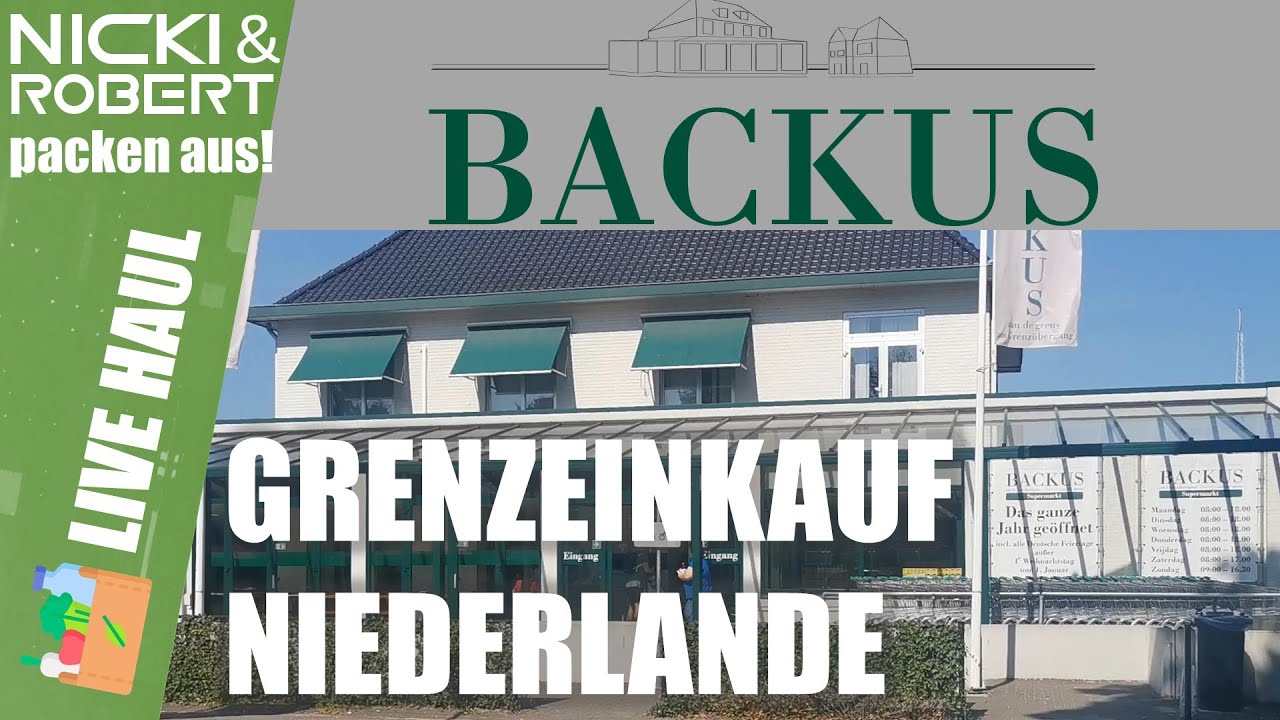 BACKUS Grenzeinkauf Niederlande
