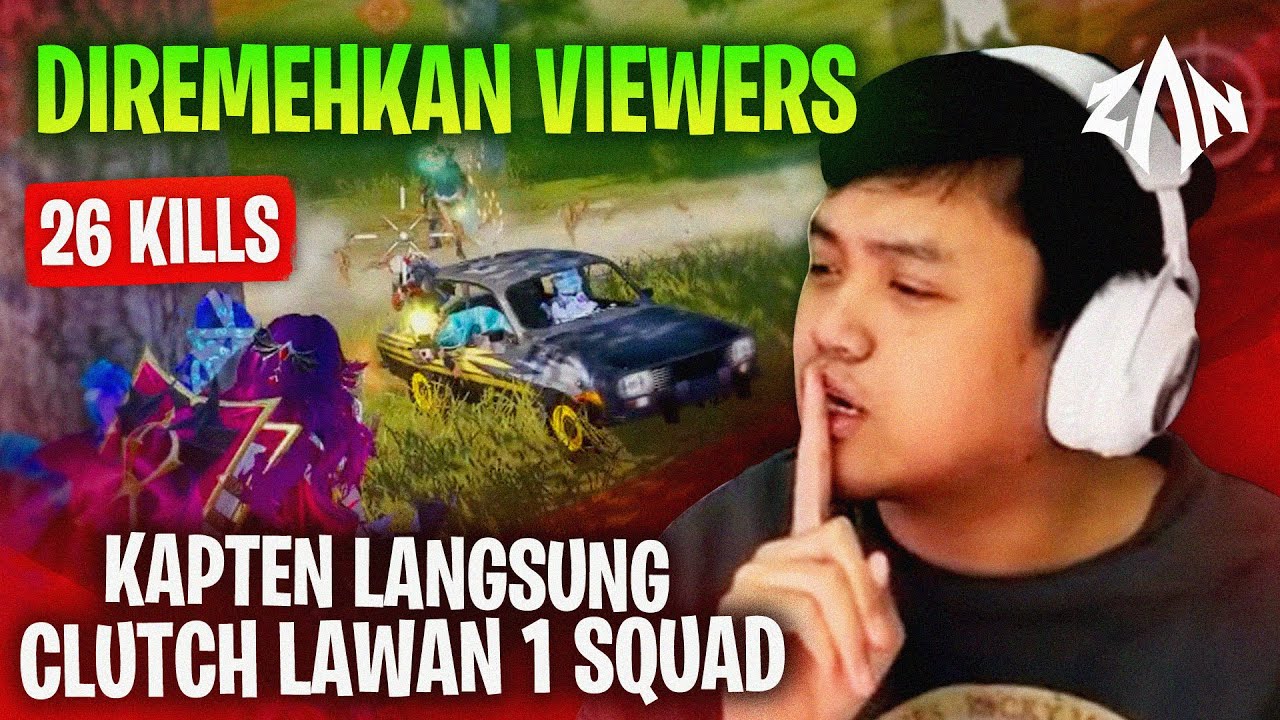 Kapten Diremehkan, Langsung Clutch Lawan 1 Squaad - 26 Kill | PUBG Mobile Indonesia
