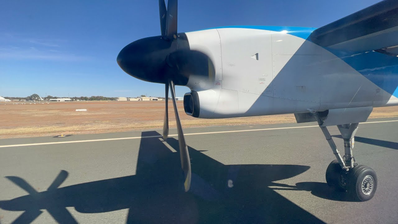 National Jet Express Q400 [VH-IYP] Broken Hill Arrival