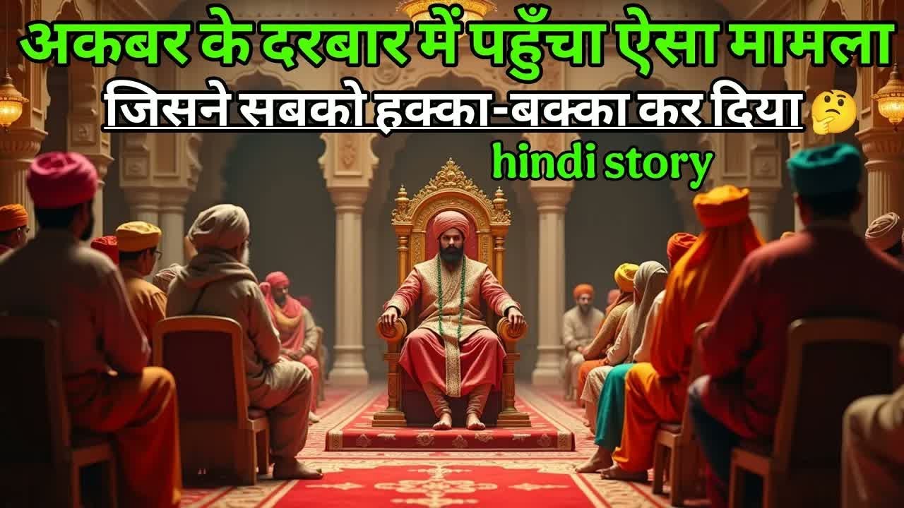 अकबर के दरबार में पहुँचा ऐसा मामला जिसने सबको हक्का-बक्का कर दिया ｜ akbar birbal ki kahani｜story ｜.