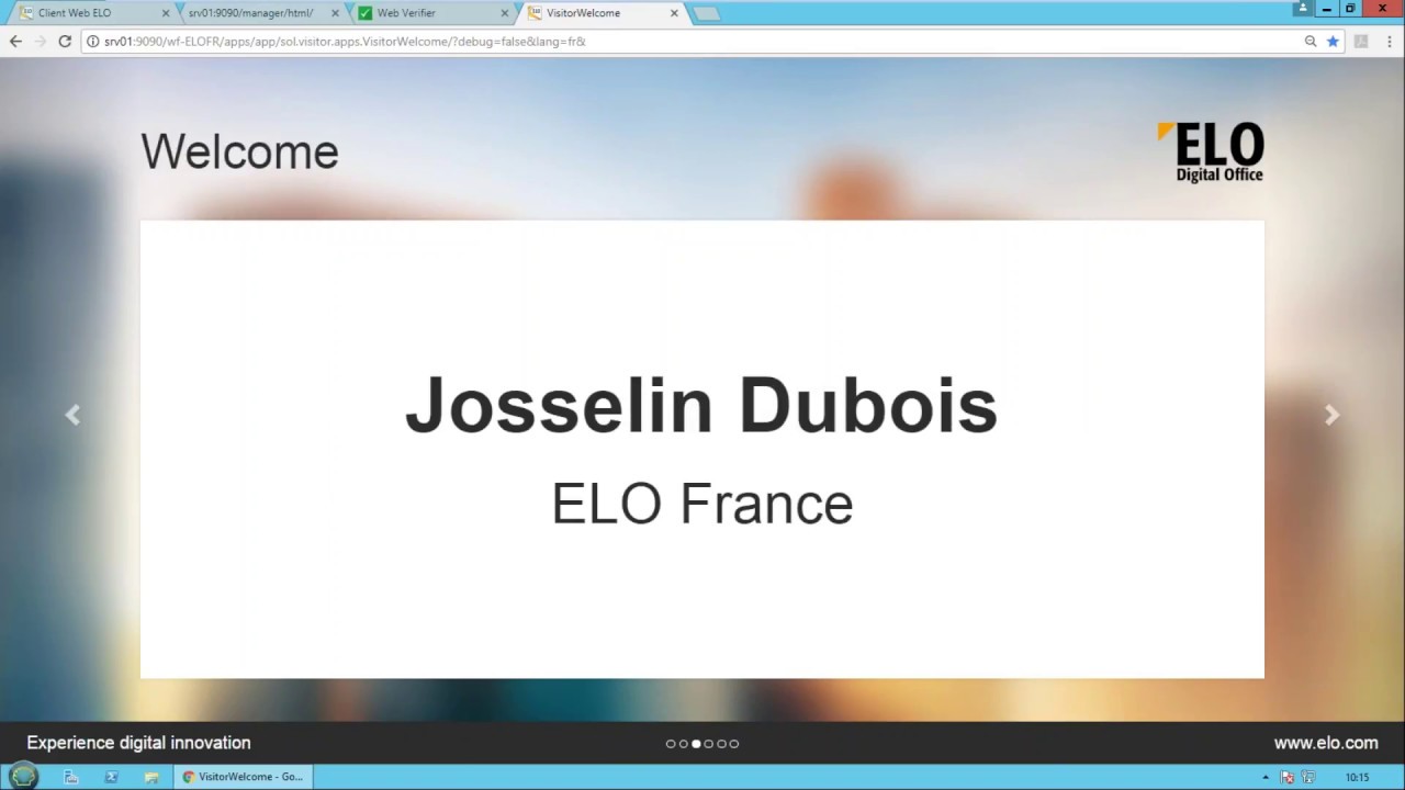 9/01/2018 [Webinaire] La gestion des visiteurs avec ELO