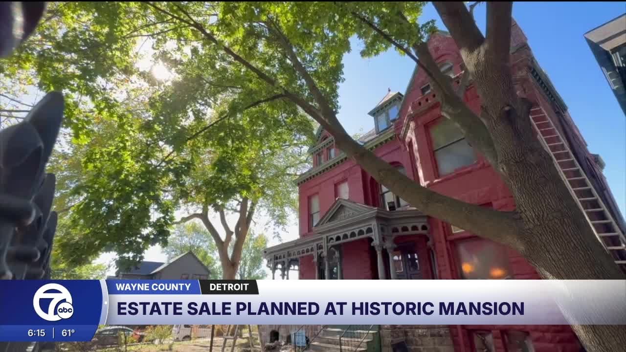 Estate sale at historic Detroit mansion that once operated as a brothel