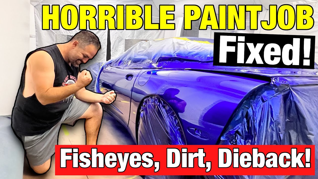 I FIXED One of My Worst Paint Jobs in My Own Home Garage!