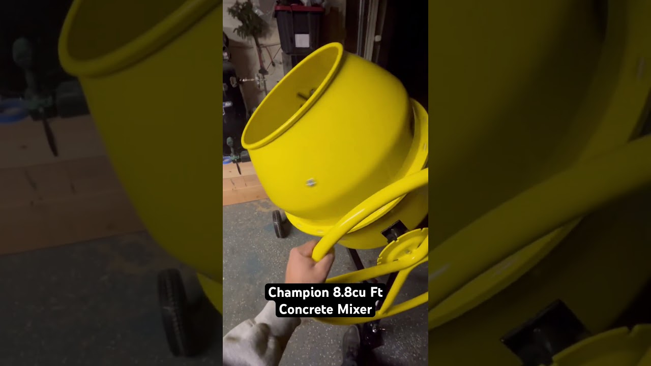 Champion 8.8 Cubic Foot Concrete Mixer 