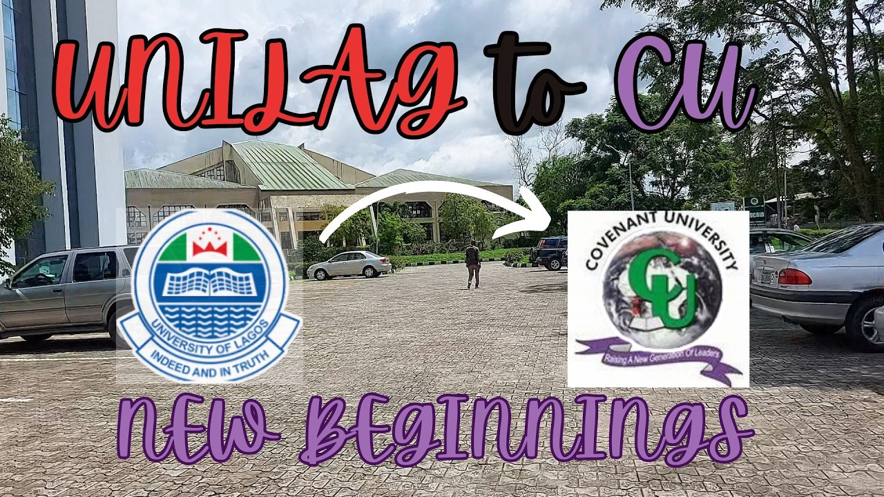 From UNILAG to COVENANT university. Let's go get a #mastersdegree