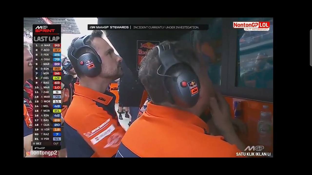 SPR RACE Duel panas antara MMarq V P. Acosta