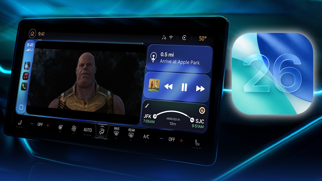 CarPlay en iOS 26 permitirá VER VIDEOS! | 18 Nuevas Funciones
