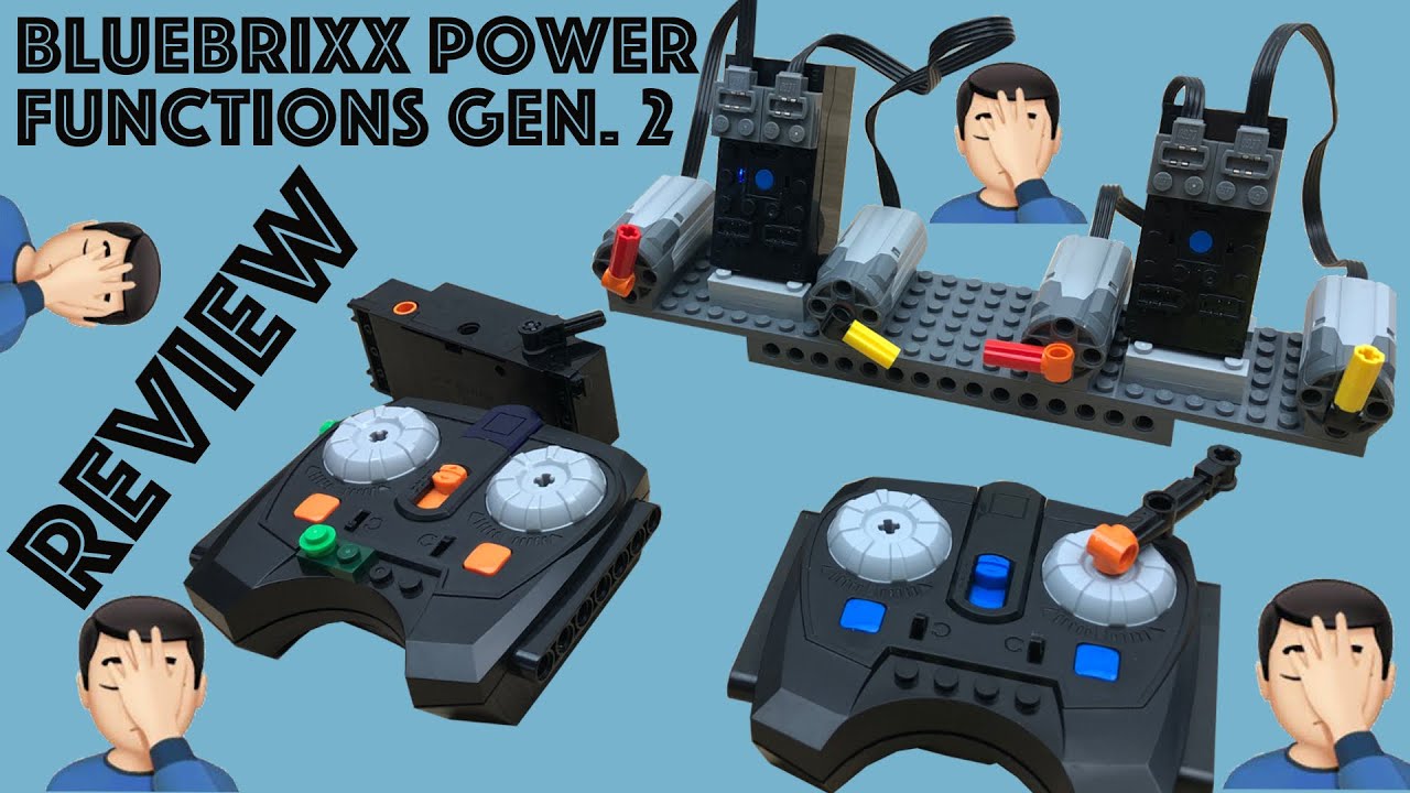 Review & Test BlueBrixx Power Functions 2. Generation 2,4 GHz Fernsteuerung 2022
