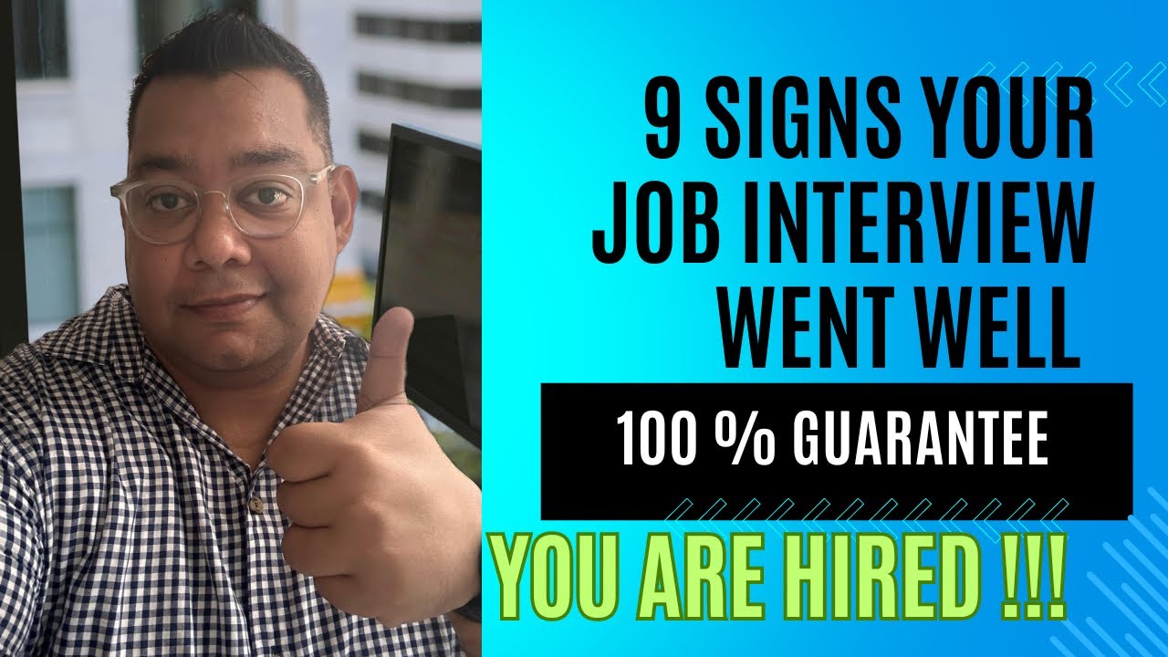 9 Signs Your Job Interview Really Went Well #jobinterview #corporateemployee