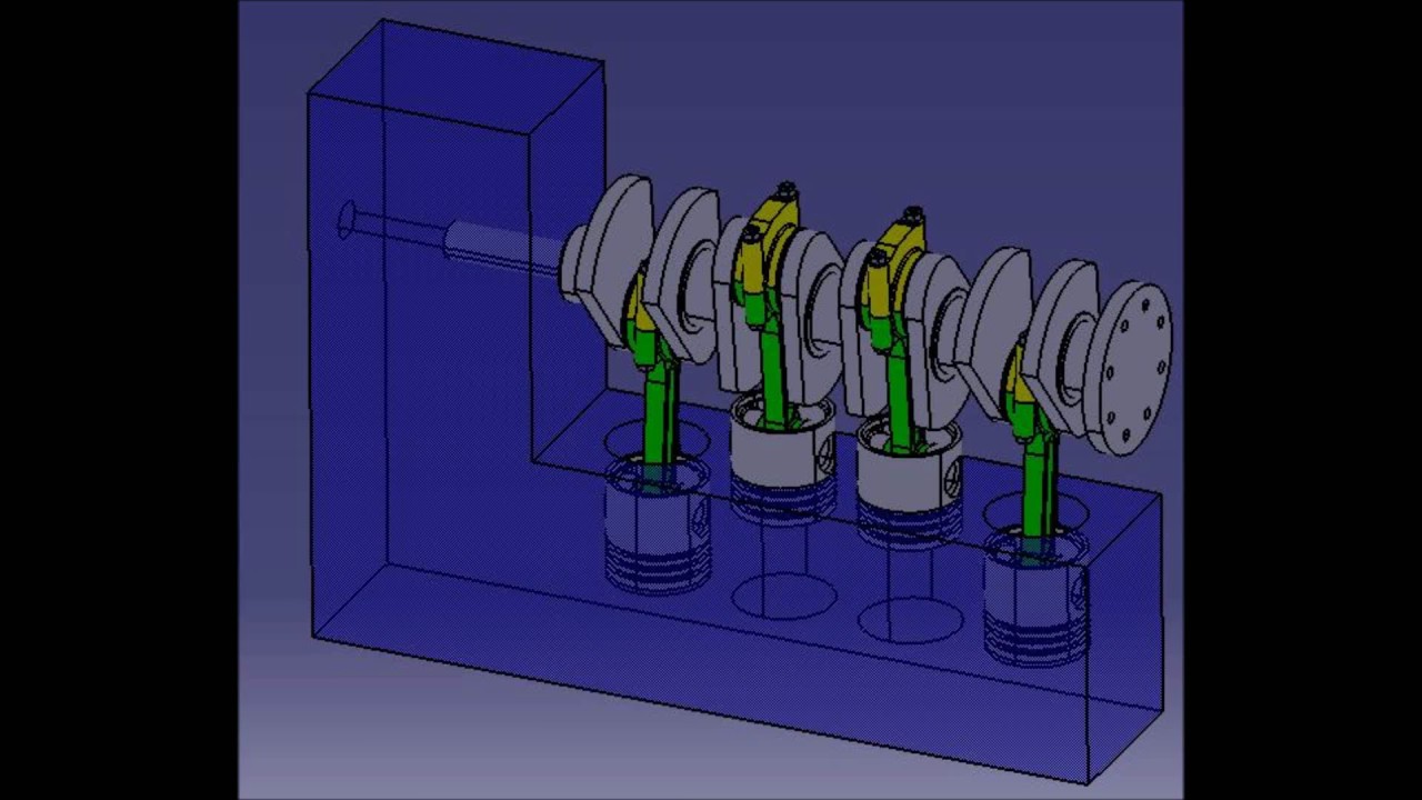 Catia V5. Engine Assembly. Ensamblaje motor