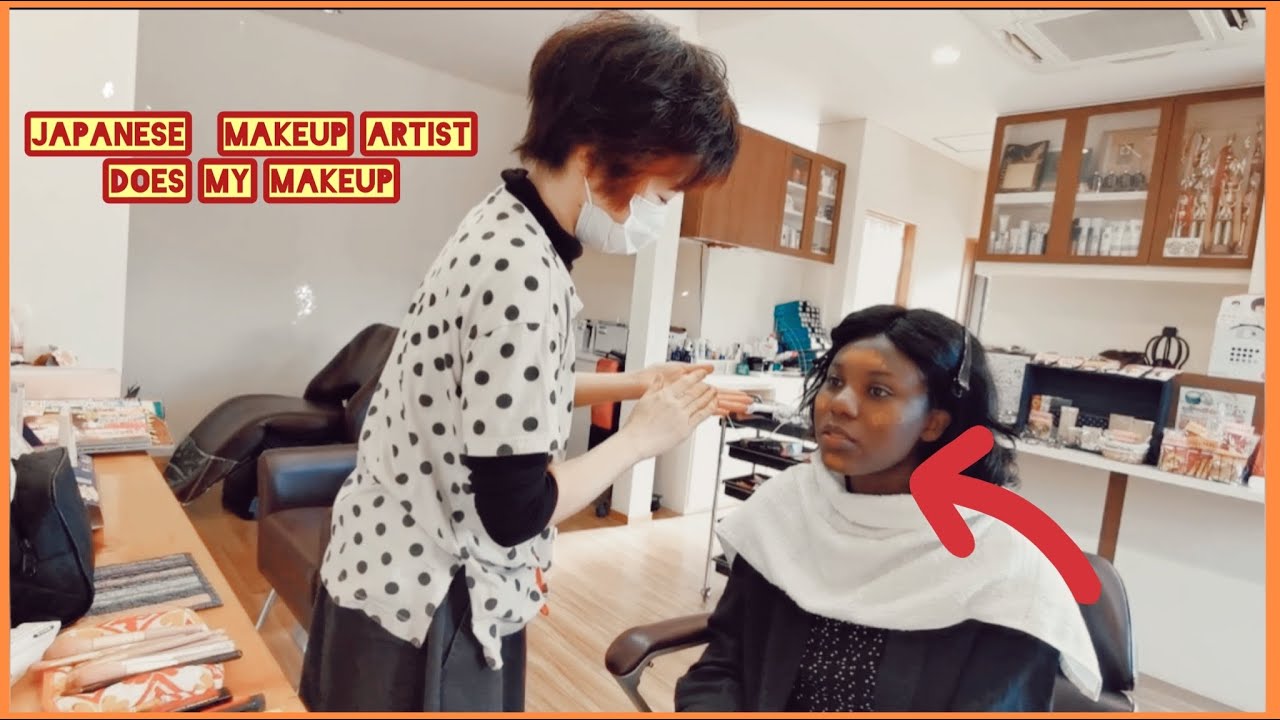 BLACK GIRL GETS MAKEUP DONE IN RURAL JAPAN// 👍 or 👎