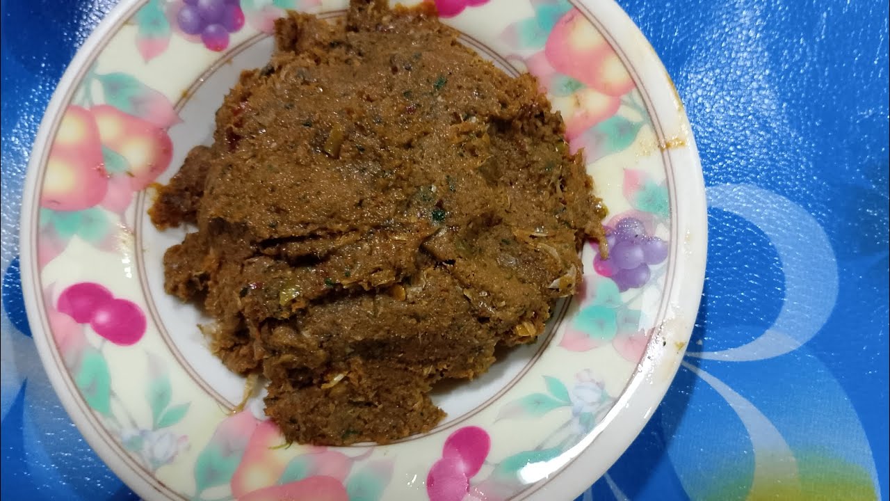 গুরা চিংড়ি মাছ ভর্তা 