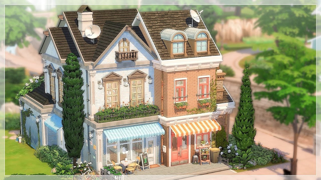 Гончарный бизнес и квартира ⚱️🎨 | The Sims 4: скоростное строительство