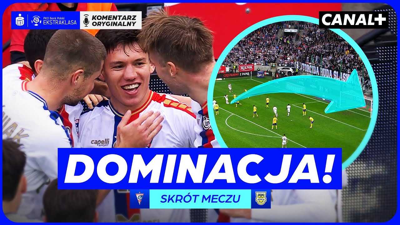 LIDER JAK WALEC! ABSURDALNE BŁĘDY BRAMKARZY! GÓRNIK - ARKA, SKRÓT MECZU