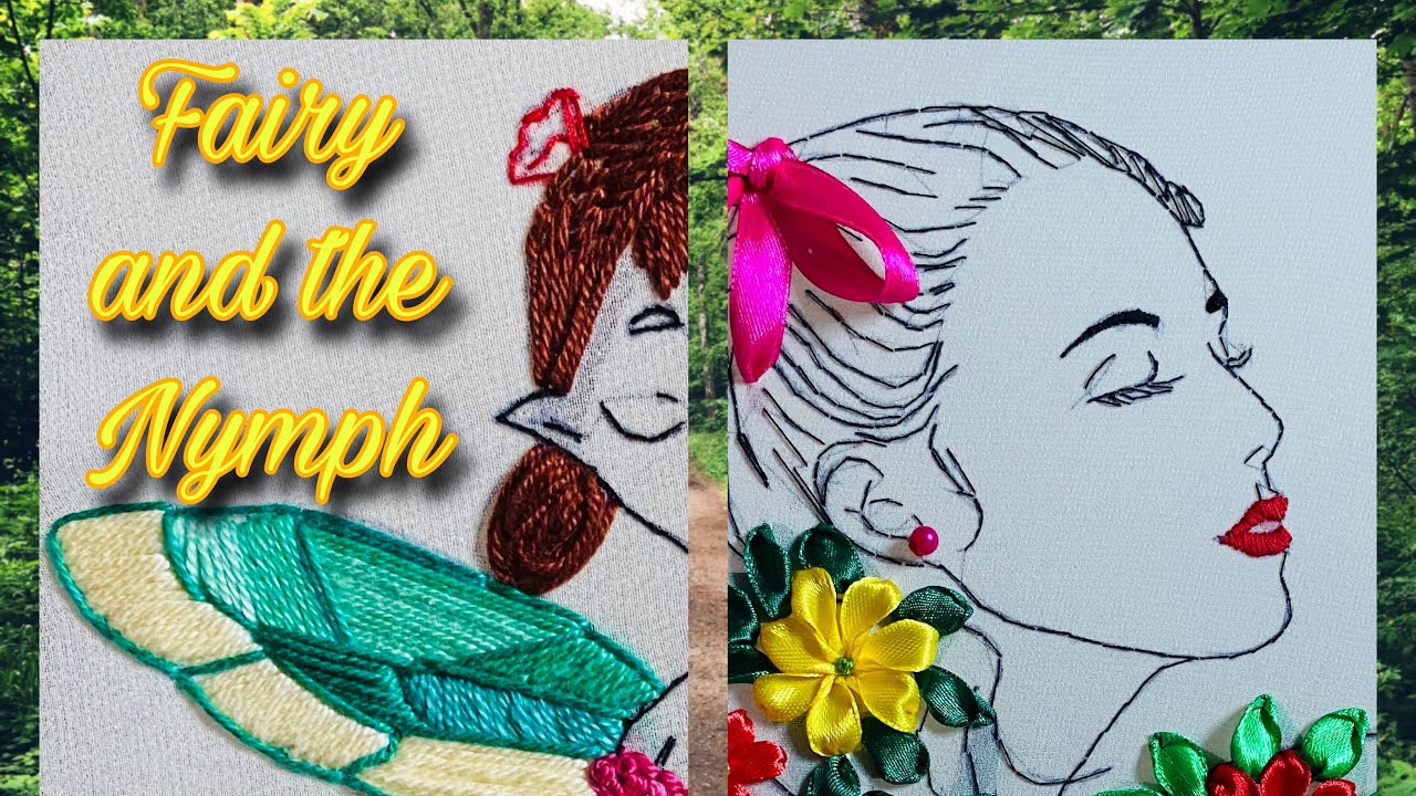 Fairy and Nymph Embroidery by Bravo&rsquo;s Ribbonry Designs