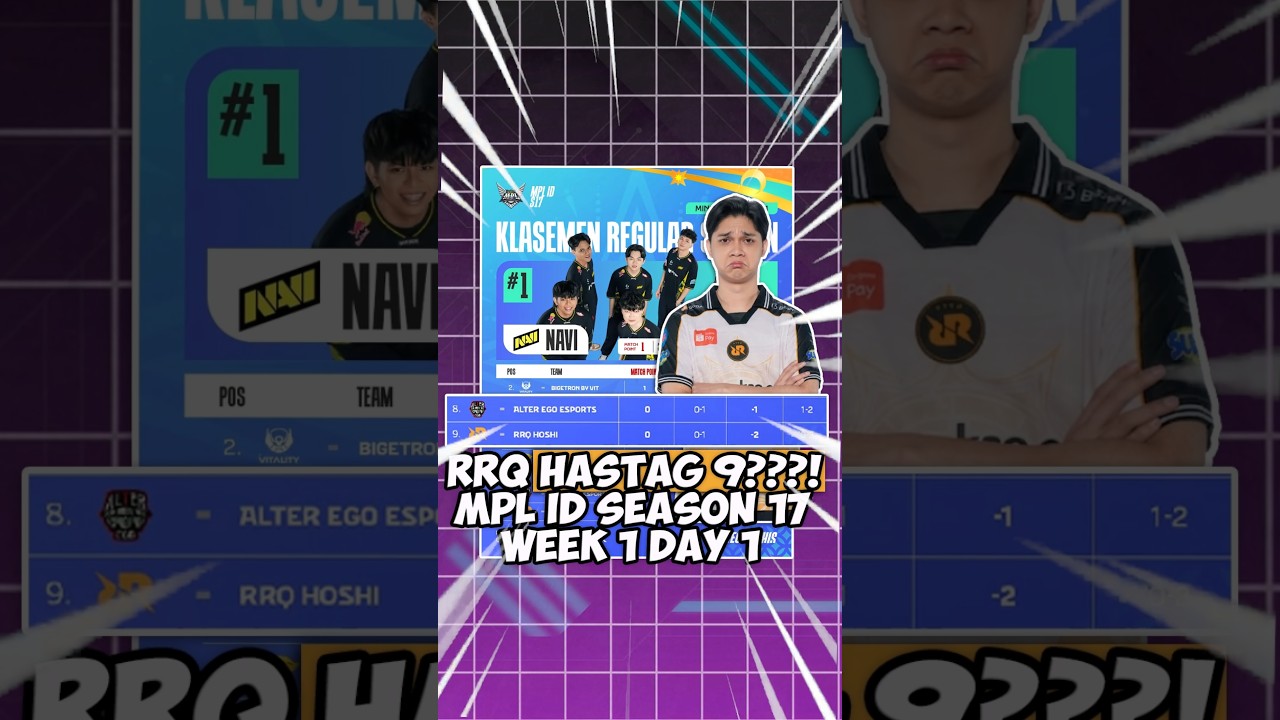 RRQ HOSHI #9??!! MPL ID SEASON 17 WEEK 1 DAY 1 #mlbb #mplid #rrq #mobilelegends