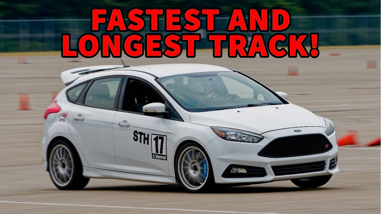 Fastest AND Longest Track! NWOR SCCA Autocross Event 4 (2023) Focus ST