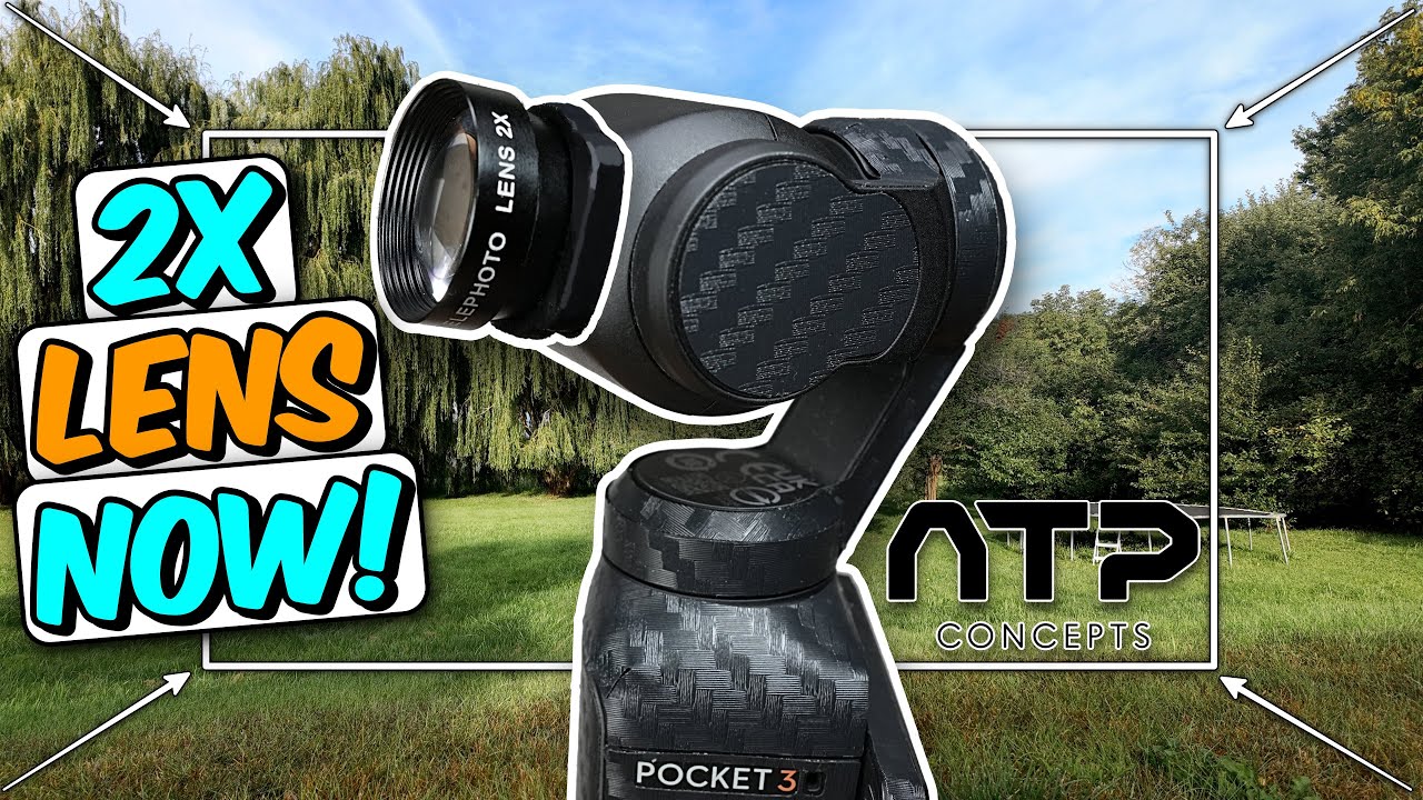 Представляем 2-кратный телеобъектив для DJI Pocket 3!