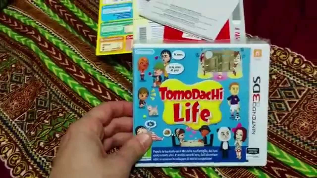 Tomodachi life unboxing ita