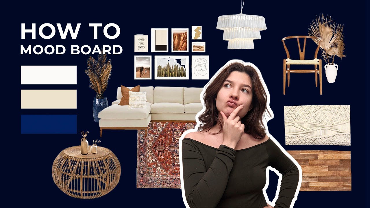 HOW TO MAKE an Interior design MOOD BOARD with Canva + EXPOSING tips to EASILY DESIGN any space!
