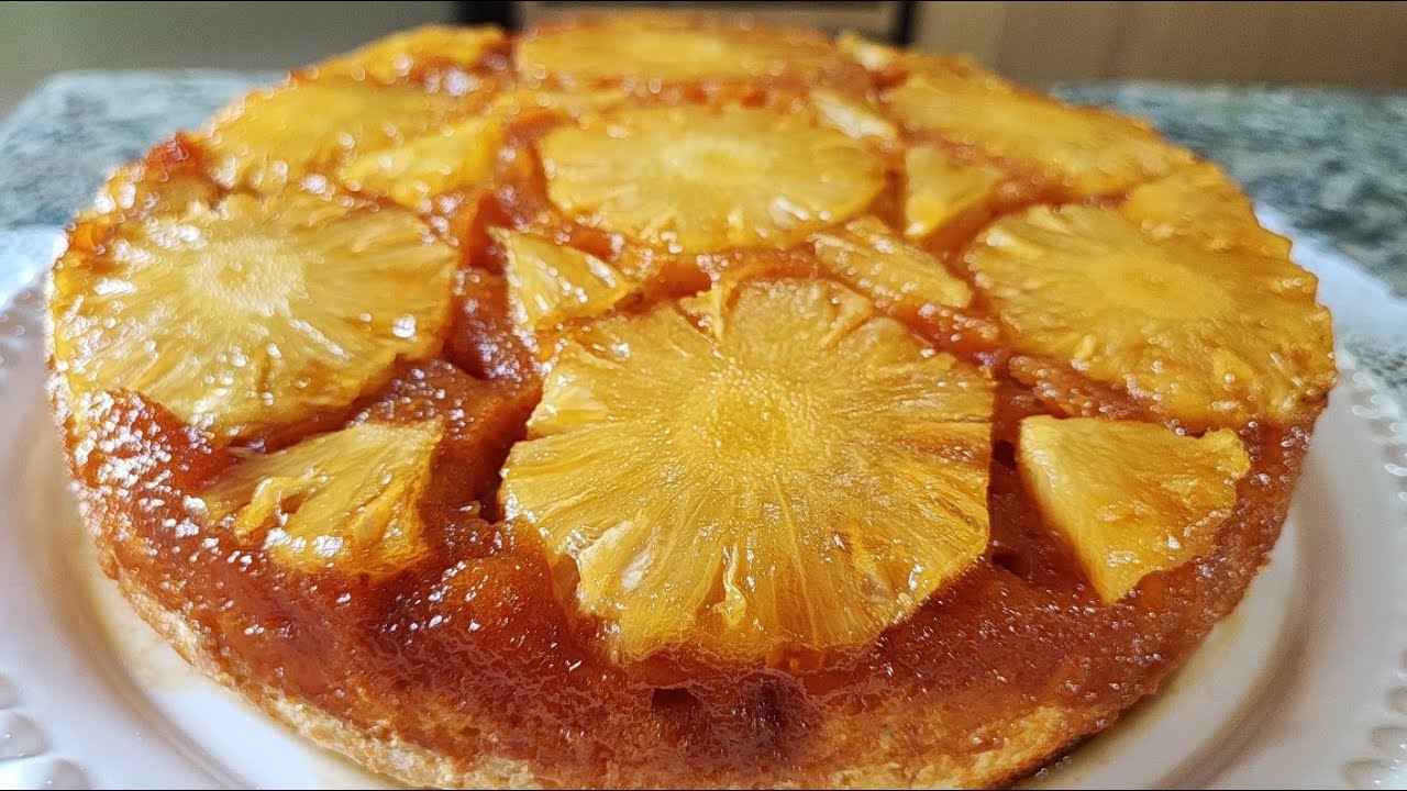 Bolo de ABACAXI CARAMELADO faça essa receita ainda hoje