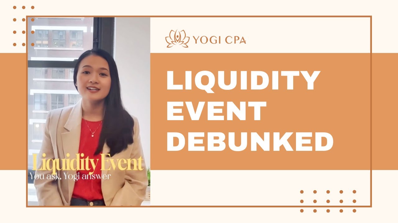 Liquidity Event Debunked