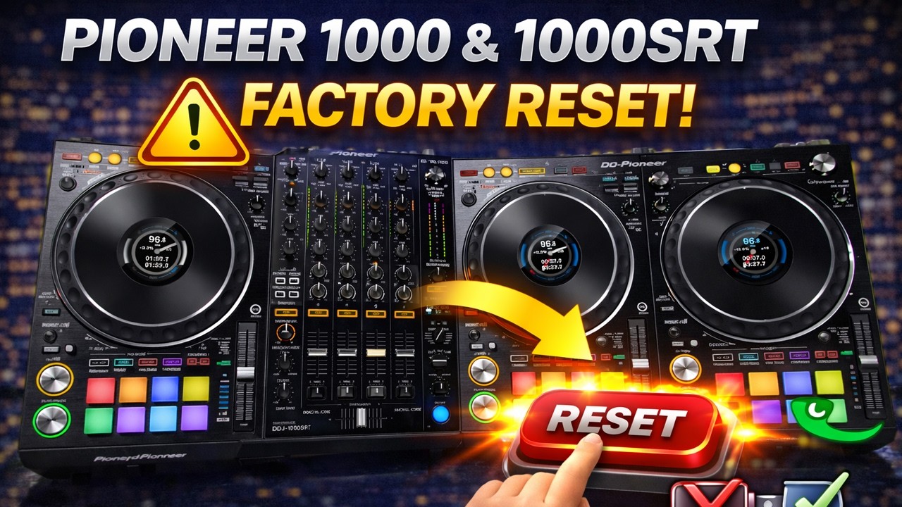 Pioneer 1000 & 1000SRT factory reset