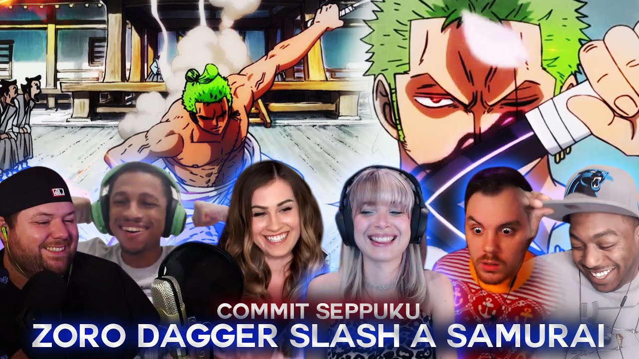 ZORO DAGGER SLASH ! Commit Seppuku ! Reaction Mashup