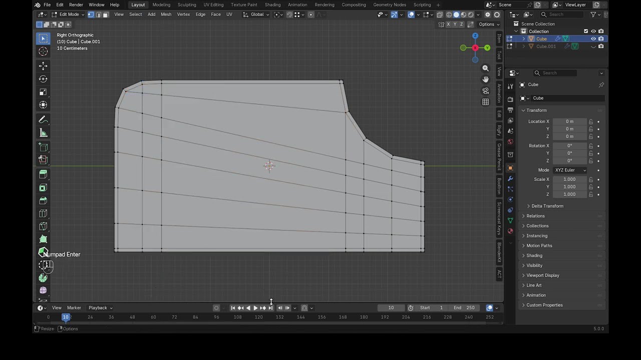 Від ідеї до 3D Вивчаю топологію. #speedmodeling #3d #blander