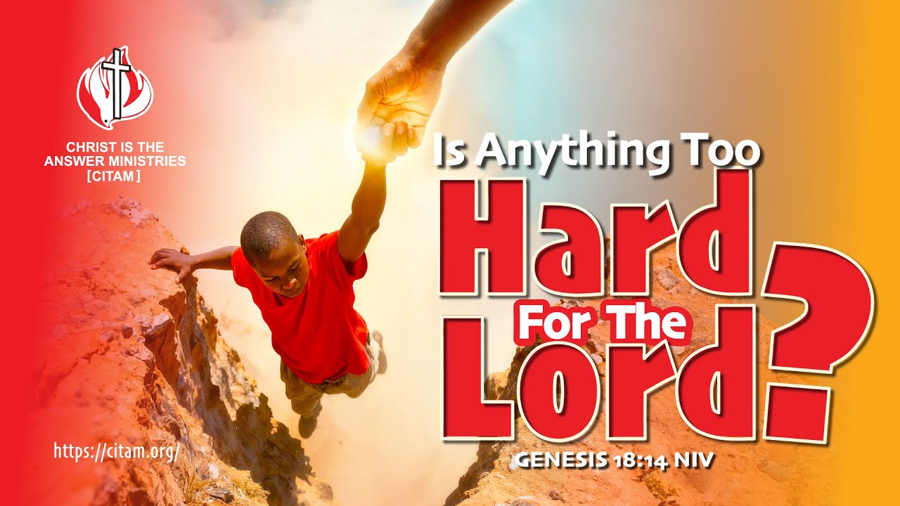MIDWEEK PRAYER SERVICE II  14TH JANUARY 2026 || IS ANYTHING TOO HARD FOR THE LORD?