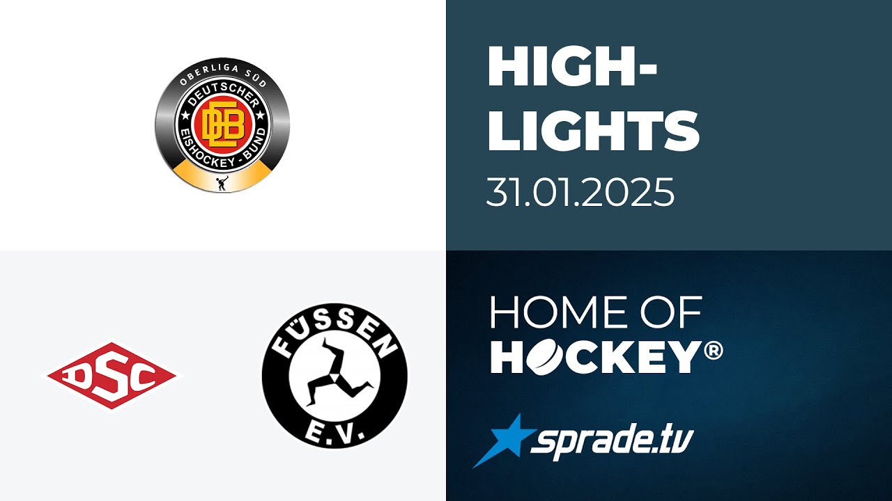 31.01.2025 - Highlights - Deggendorfer SC vs. EV Füssen