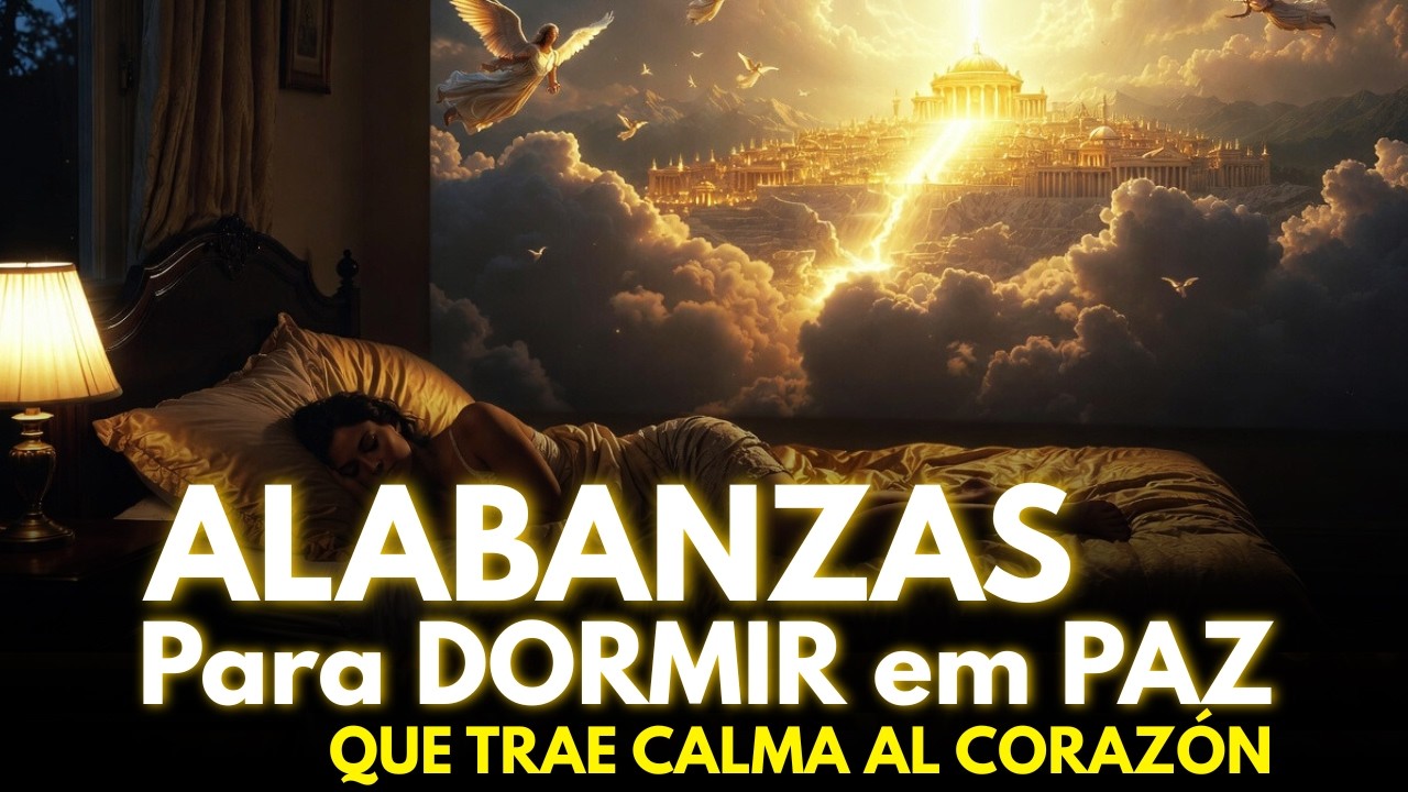ALABANZAS para DORMIR en PAZ con DIOS ✝️ Música Cristiana que trae calma al corazón y protección
