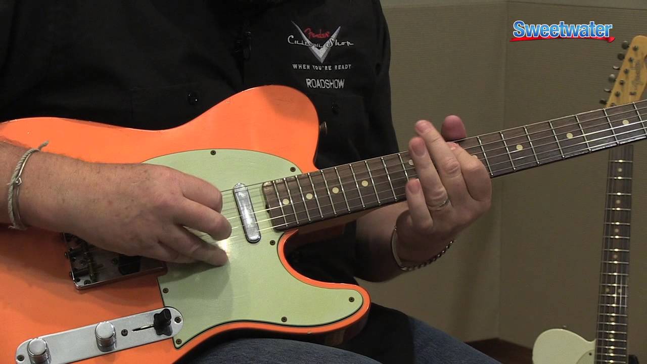 Fender Custom Shop 1963 Custom Relic Telecaster Electric Guitar Demo - Sweetwater Sound