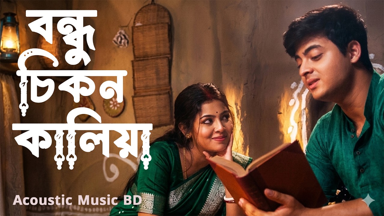 amar bondhu chikon kaliya| Nithur Monohor | নিঠুর মনোহর | Bangla Folk Modern Cover|Acoustic Music BD