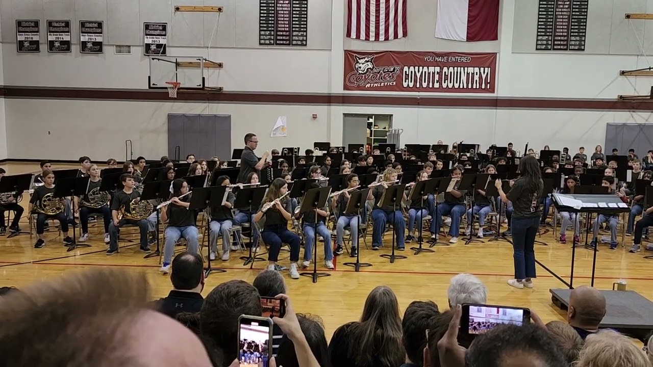 Wiley Middle School 6th Grade World Premiere (Winter Concert)