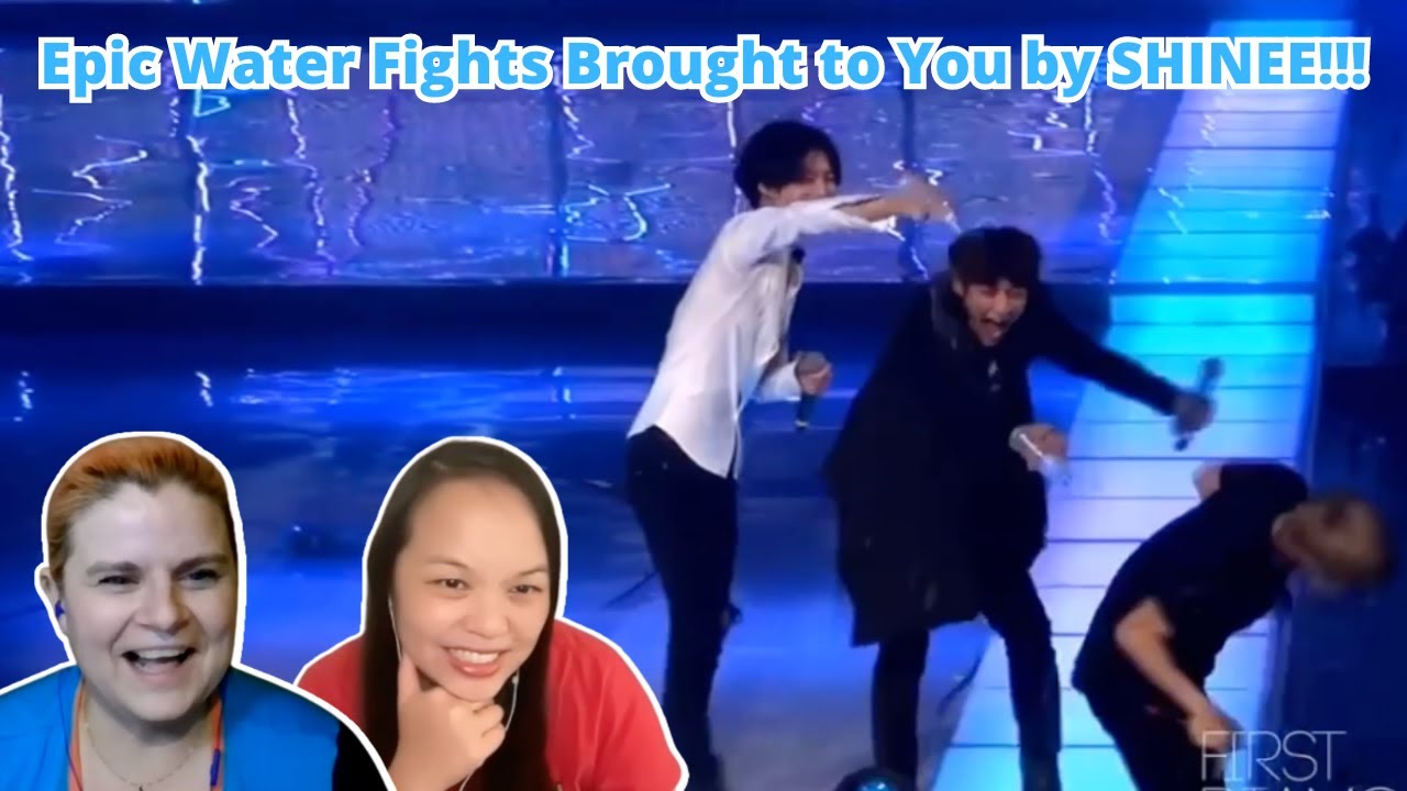 First time watching Shinee dumping water on each other for 12 minutes straight | A SHINee Reaction