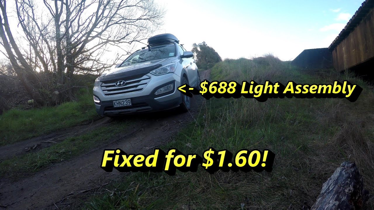 Hyundai Santa Fe - Daytime Running Light Repair