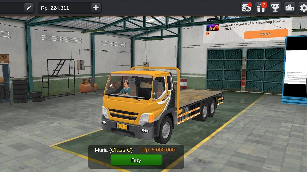 Truck Simulator Indonesia game play 