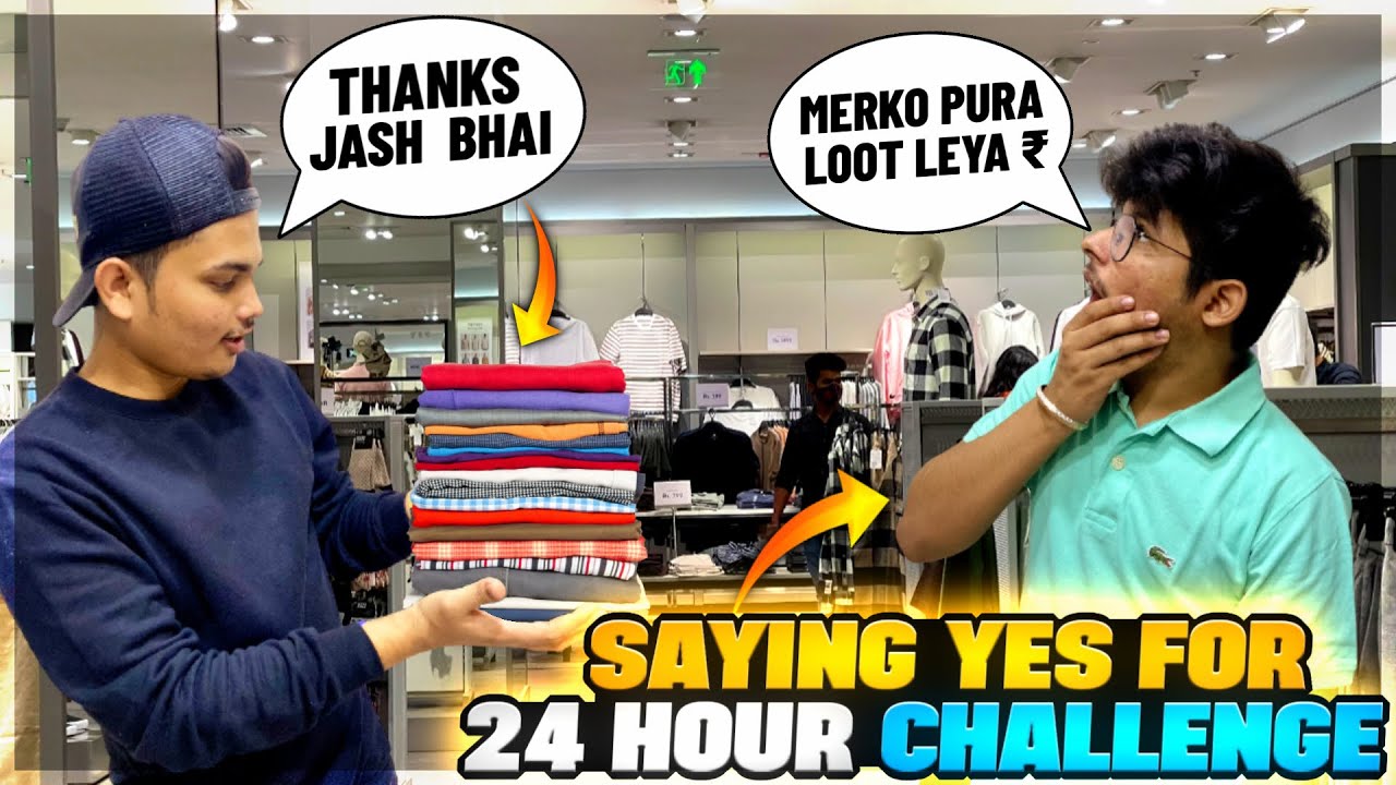 Jash Saying Yes To Ritik For 24 Hours Challenge || Vlog 4 - Two Side Gamers