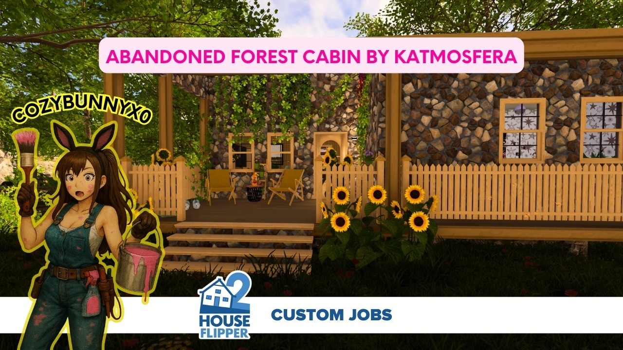 House Flipper 2 | Abandoned Forest Cabin | Custom Job