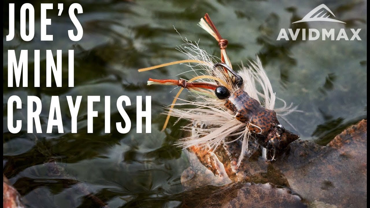 How to tie Joe's Mini Crayfish | #1 Crayfish for Euro Nymphing | AvidMax Fly Tying Tuesday Tutorials
