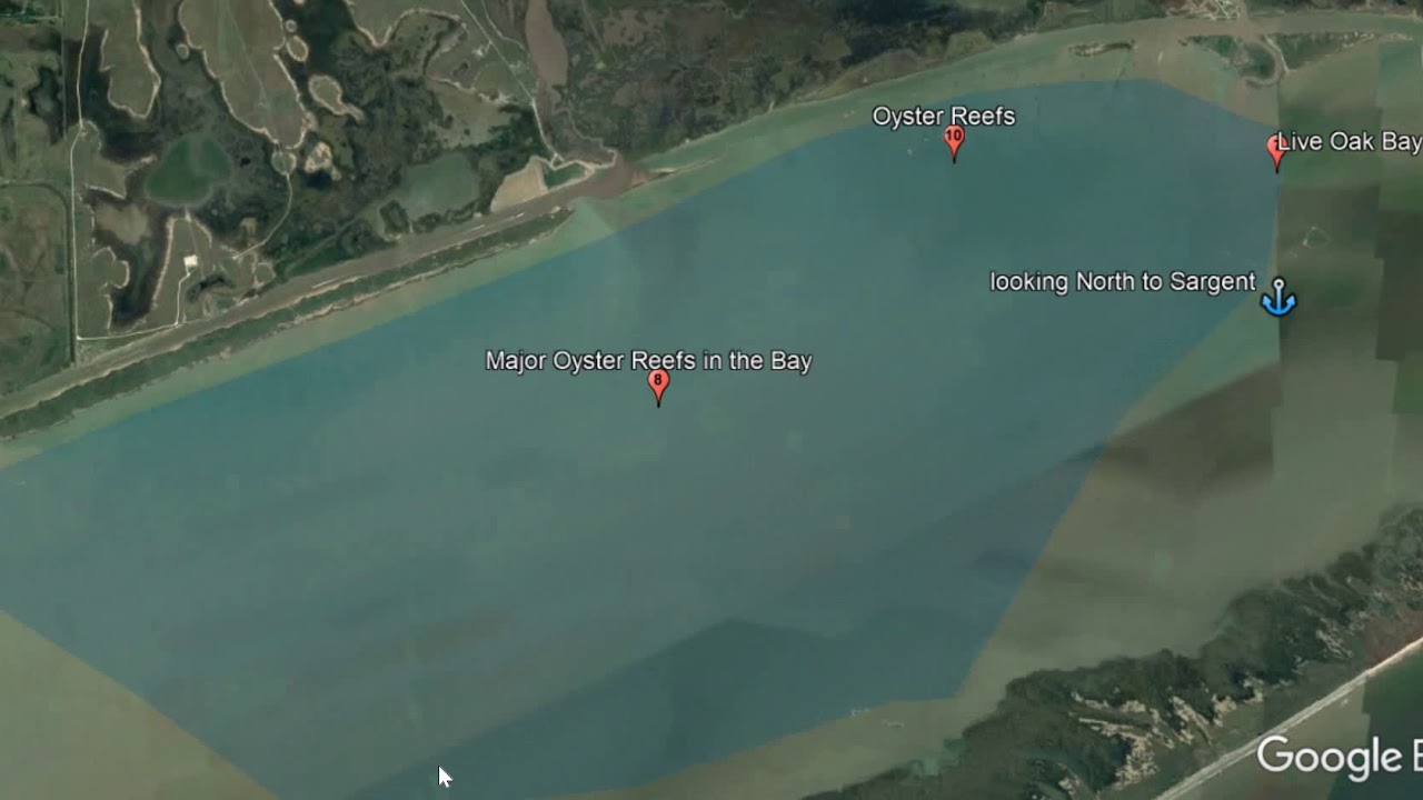 East Matagorda Bay Oyster Reefs near Sargent