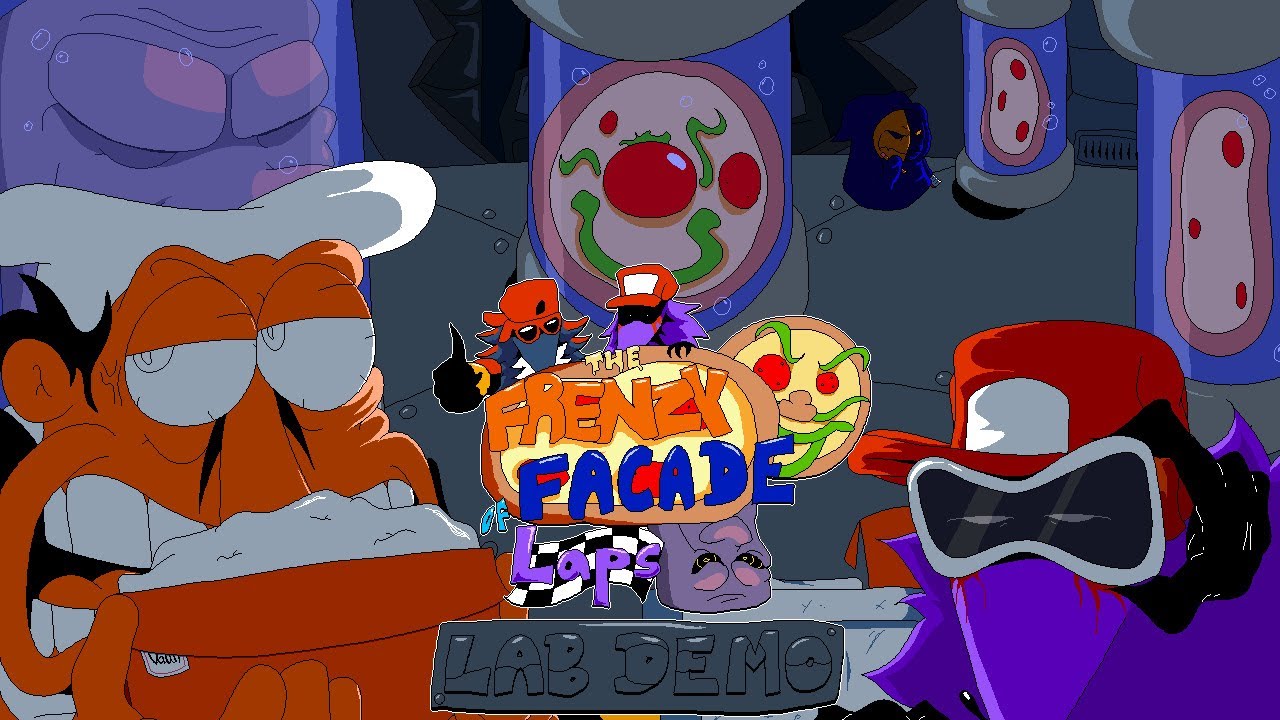 pizza tower The Frenzy Facade Of Laps: Lab Demo mod