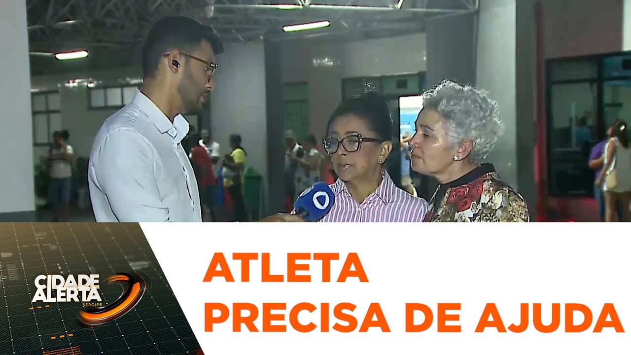 Atleta de fisiculturismo, Thaís Oliveira Santos, está internada em um hospital e precisa fazer exame