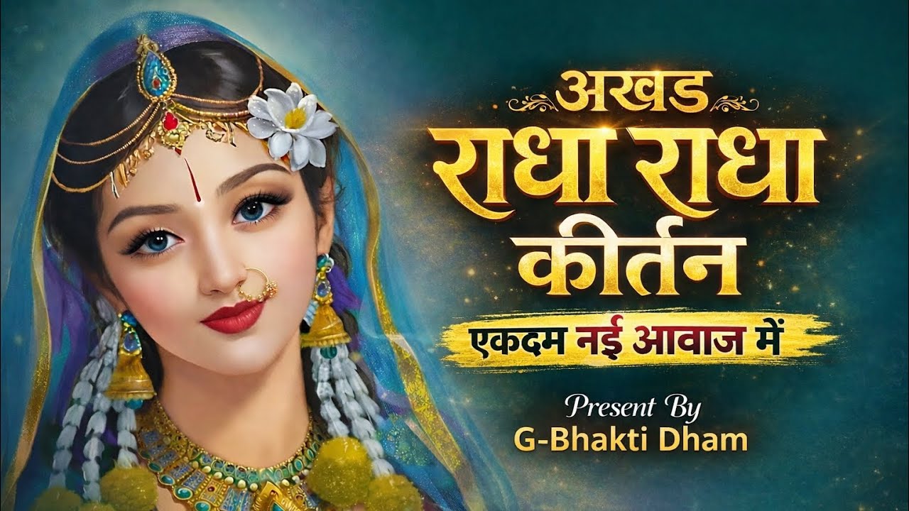 अखंड राधा राधा कीर्तन | एकदम नई आवाज में | Nonstop Radha Naam Jap | 1 Hour Radha Bhajan 